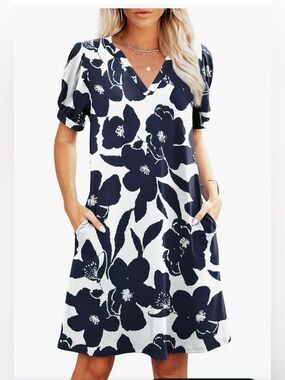 V-neck sundress